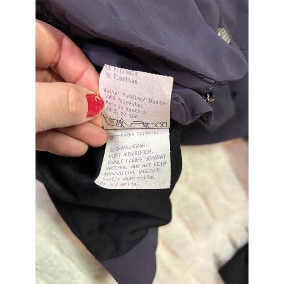 Marithé + François Girbaud | USA 27 | Women's Envy Parka | Dark Purple Coat - Picture 13 of 15